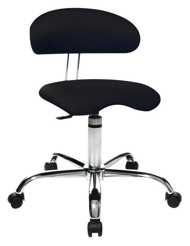 Topstar Hocker Sitness 40 – Sitzhöhe 43–51 cm, 110 kg, schwarz