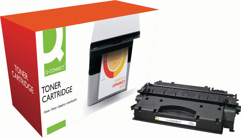Q-Connect – Toner CE505X – schwarz, 6500 Seiten