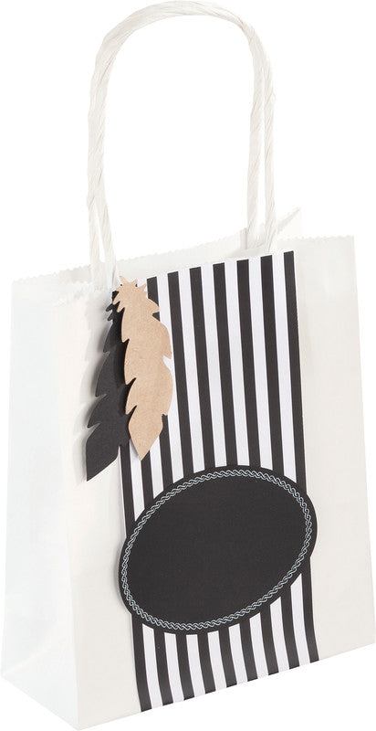 Folia Tragetasche – Papier, weiss – 180 × 210 × 80 mm – 20 Stk.