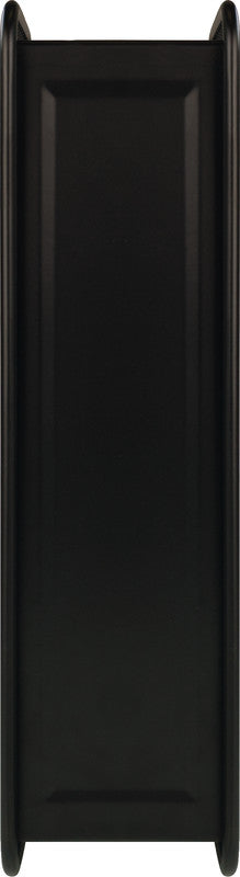 Helit Stehsammler – Stahl, ohne Beschriftungsfeld, schwarz, 80×290×315 mm