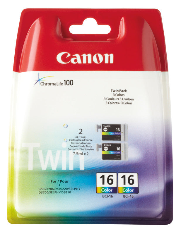 Canon Tintenpatronen-Multipack BCI-16C, c/m/y, 3er-Pack