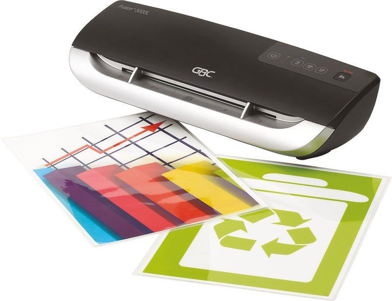 GBC Fusion 3000L Laminiergerät A3 – 2-Rollen, 75–125 µm, Kaltlamination, 1 Min. Aufheizzeit, 500 mm/min