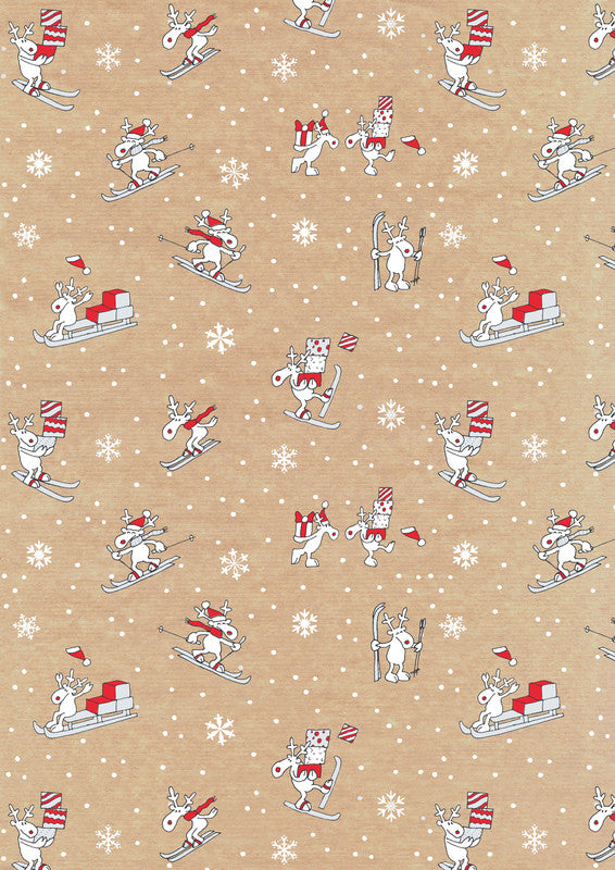 Zoewie Geschenkpapier – Nature Spirit (Weihnachten) – Gestrichenes Papier – 700 × 2000 mm