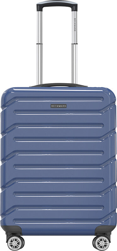 Beckmann Trolley Infinity – Hartschale PC/ABS, 4 Doppelrollen, mit TSA, Blau, 39 × 55 × 21 cm