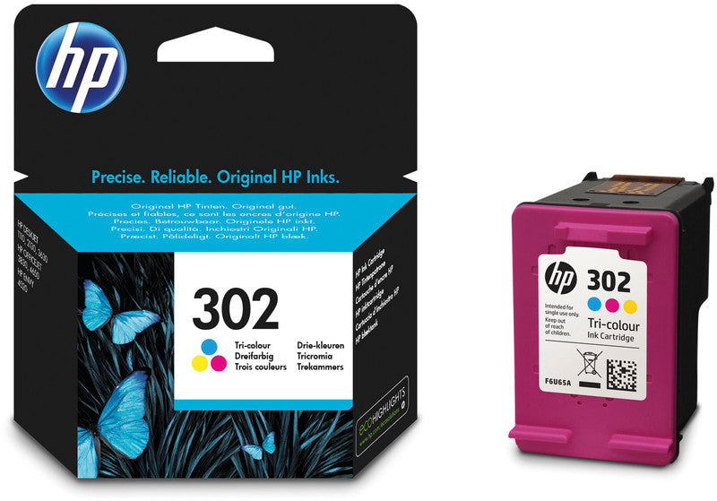 HP Tintenpatrone 302, Farbe, 150 Seiten