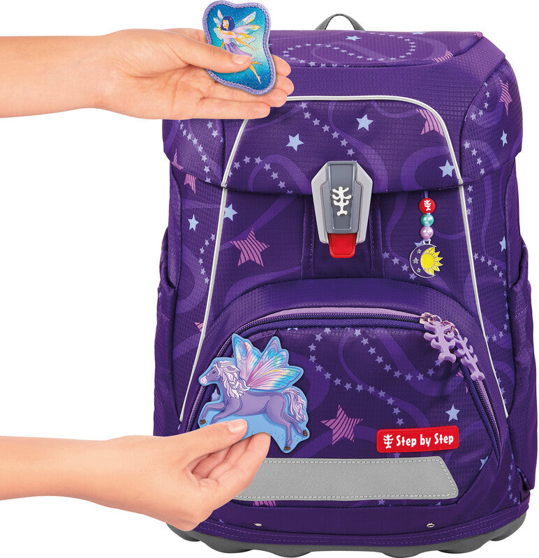 Step by Step Schulrucksack-Set FIT – 5-teilig – Pegasus Emily – 28,0 × 37,5 × 20,0 cm