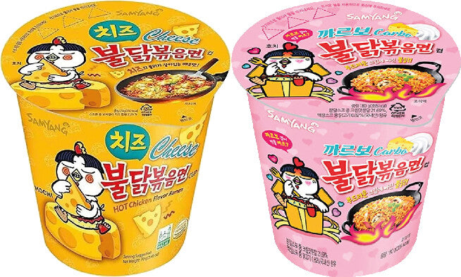 Buldak Samyang Instantnudeln Käse Becher – 70 g