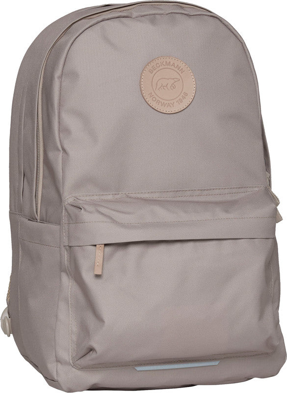 Beckmann City Rucksack – beige – 31,0×47,0×24,0 cm – aus recycelten PET-Flaschen (rPET)