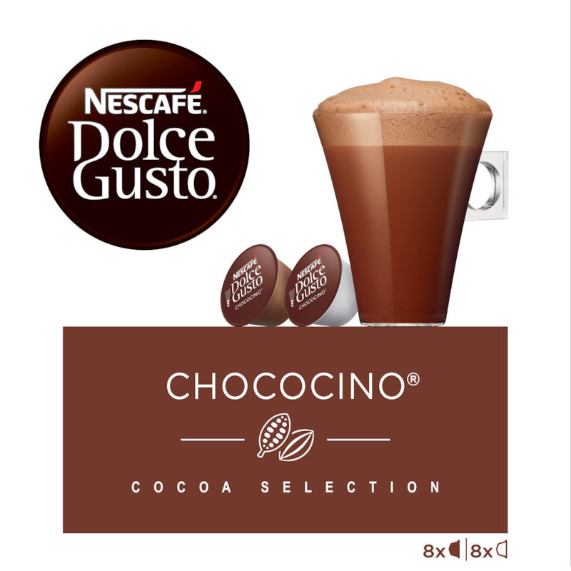 Nescafé Kaffeekapseln Chococino – für Dolce Gusto – 16 Kapseln