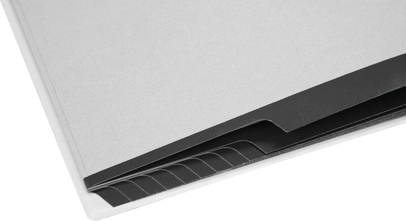 Biella Sammelmappe für A4, Kunststoff, Schwarz