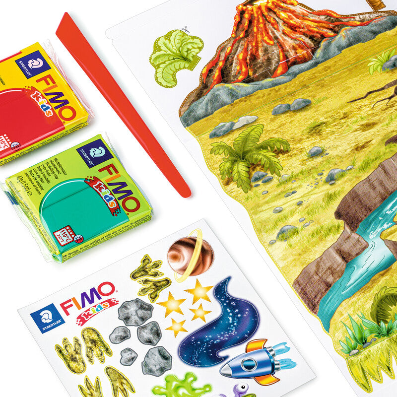 Staedtler Modelliermasse-Set Dino – 4 Blöcke à 42 g