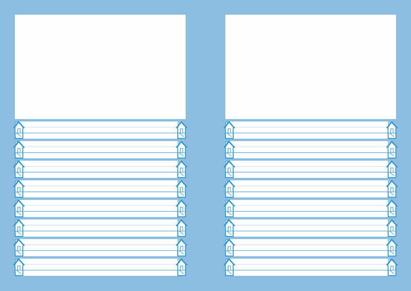 Schulheft – A4 – Basisschrift 6/6/6 mm, Grundlinie verstärkt – 40 Seiten, 90 g/m² – Blauer Engel