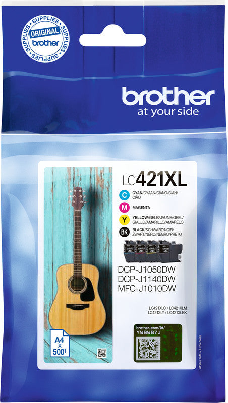 Brother Tintenpatronen-Multipack CMYK, 4er-Pack – für Inkjetdrucker/Multifunktionsgeräte