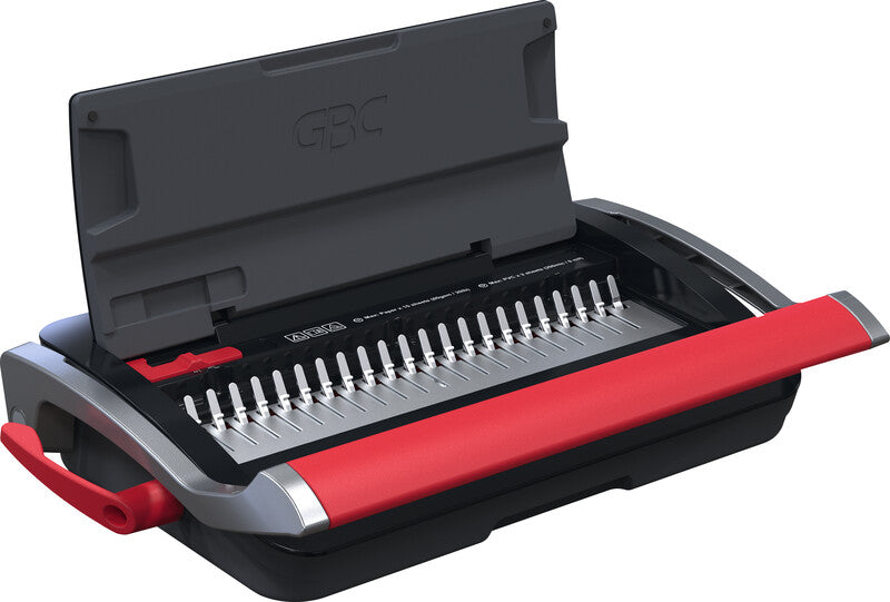 GBC CombBind CB15 Stanz- und Bindemaschine – Plastikbindung, für 21-Loch, A4, bis 15 Blatt