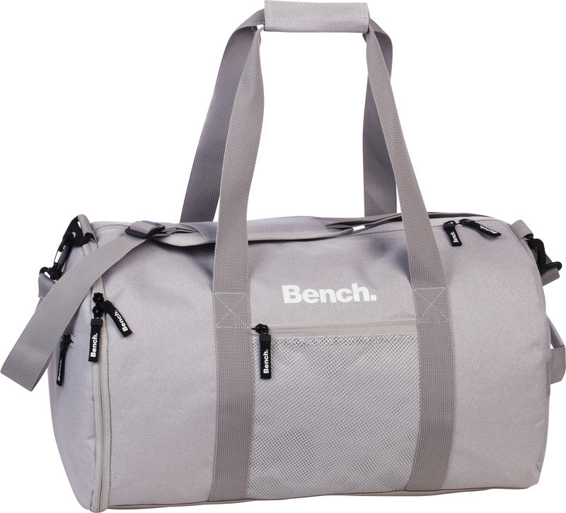 Bench Sporttasche Classic – 30 l, steingrau, mit Schultergurt, wasserabweisend, 50 × 29 × 29 cm