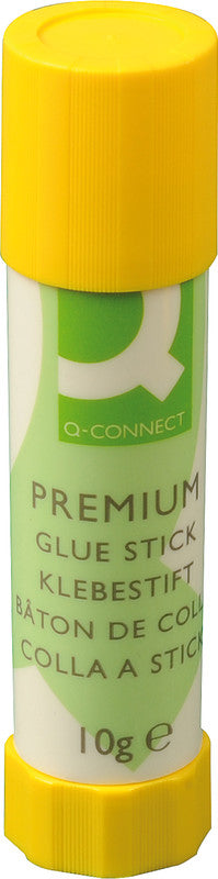 Q-CONNECT Klebestift – Stift, permanent, transparent, lösemittelfrei, 10 g, für Papier, Karton, Fotos usw.