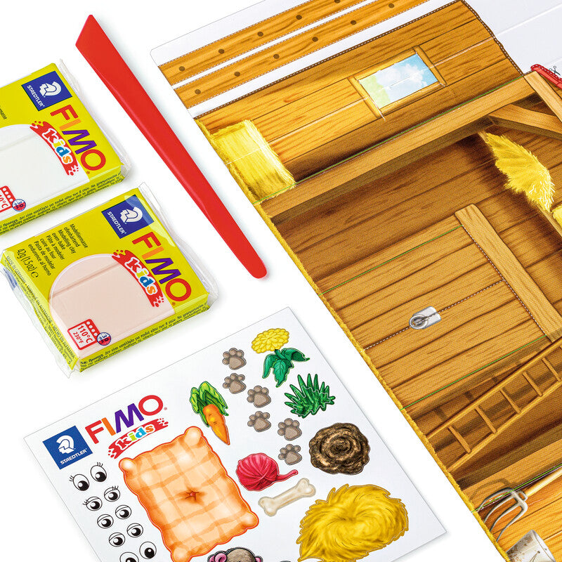 Staedtler Modelliermasse-Set form&play Farm – 4 Blöcke à 42 g