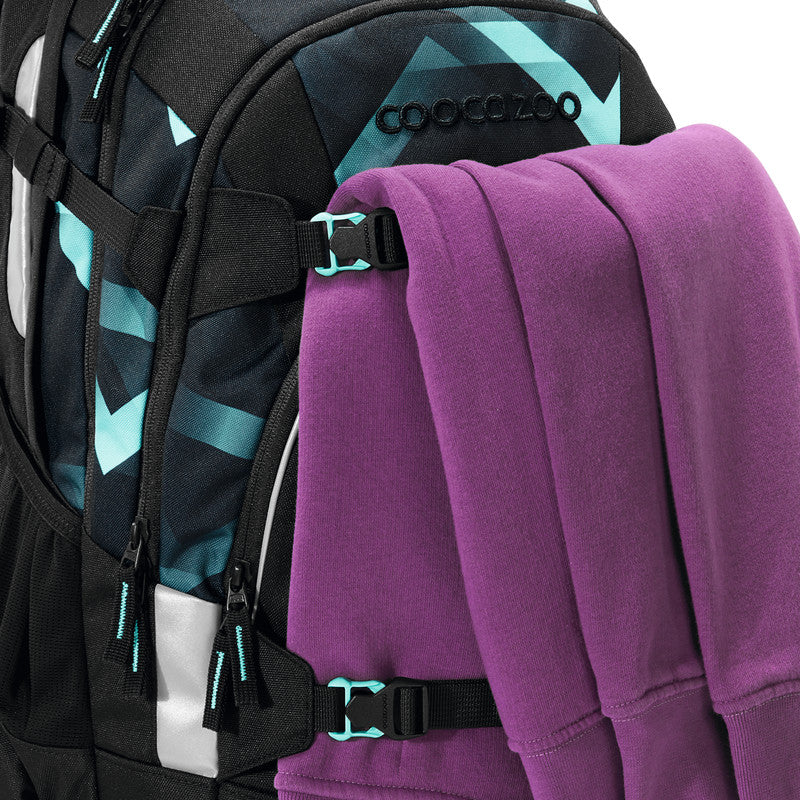 Coocazoo Rucksack Mate – Laser Lights – 30,0 × 44,0 × 23,0 cm – aus 100% recyceltem PET