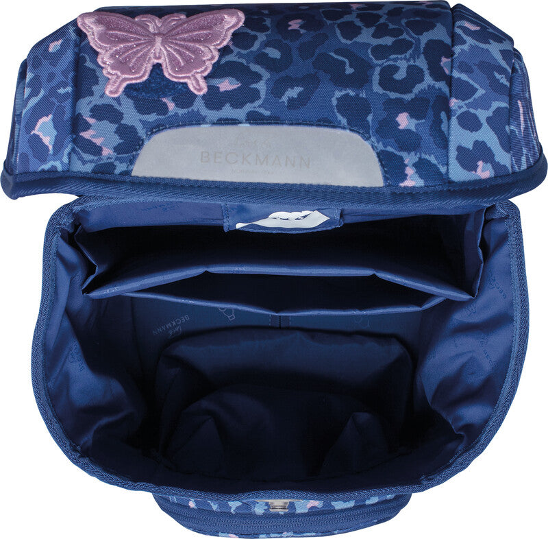 Beckmann Schulrucksack Plus Air – Cheetah – 20 l – aus recycelten PET-Flaschen