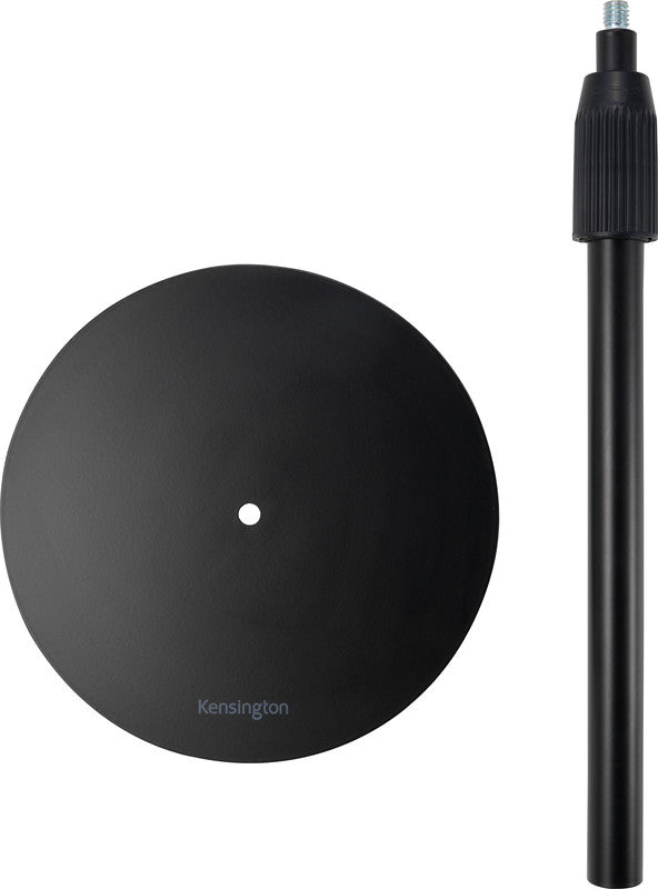 Kensington A1010 – Mikrofonstativ, Höhe 318–483 mm, für Mikrofone, Webcams und Beleuchtung, Schwarz