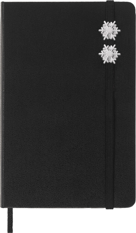 Moleskine Anhänger Schneeflocke – Zinklegierung, Silber
