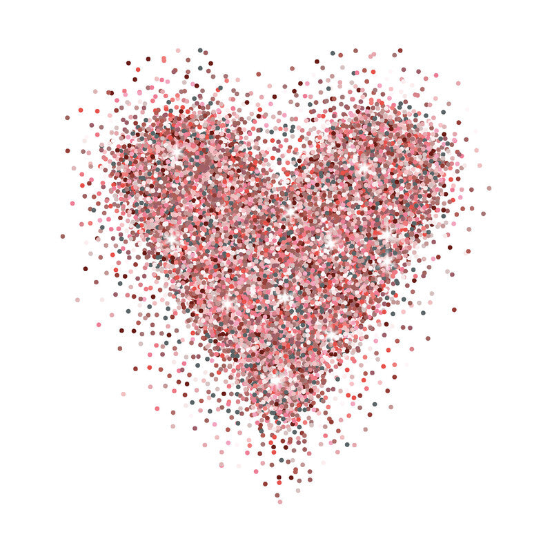 Fasana Servietten Glitter Love – 33 × 33 cm – 3-lagig, Tissue – 20 Stk., FSC