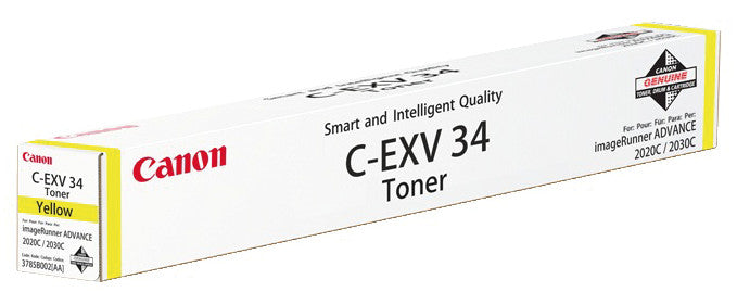 Canon Toner C-EXV34 – gelb, 19000 Seiten