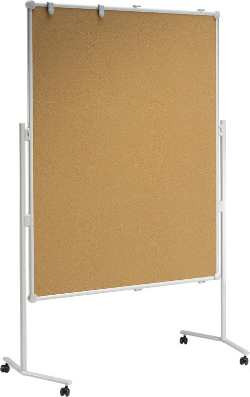 MAUL Pinnwand – Kork, Aluminiumrahmen – 120 × 150 cm