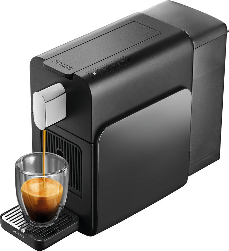 Delizio Brava Kapselmaschine – für Delizio-Kapseln, 1,3 l, Schwarz