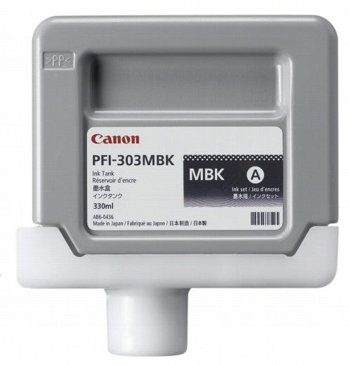 Canon Tintenpatrone PFI-303, Schwarz, 330 ml – für Inkjetdrucker/Multifunktionsgeräte