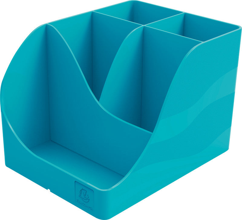 Exacompta Multiköcher – Kunststoff, Pazifikblau, 109 × 119 mm