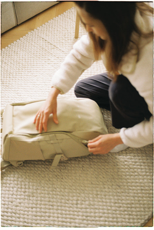 Beckmann Street Go – Notebook-Rucksack – für 16"-Notebook, 26 l, rPET, beige