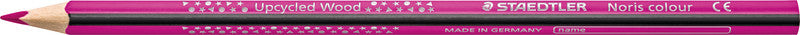 Staedtler Noris colour Upcycling Buntstifte – 12 Farben, im Kartonetui, dreikantig, PEFC