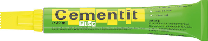 Cementit Flex Alleskleber – permanent, transparent, lösemittelfrei, wasserfest, 30 ml