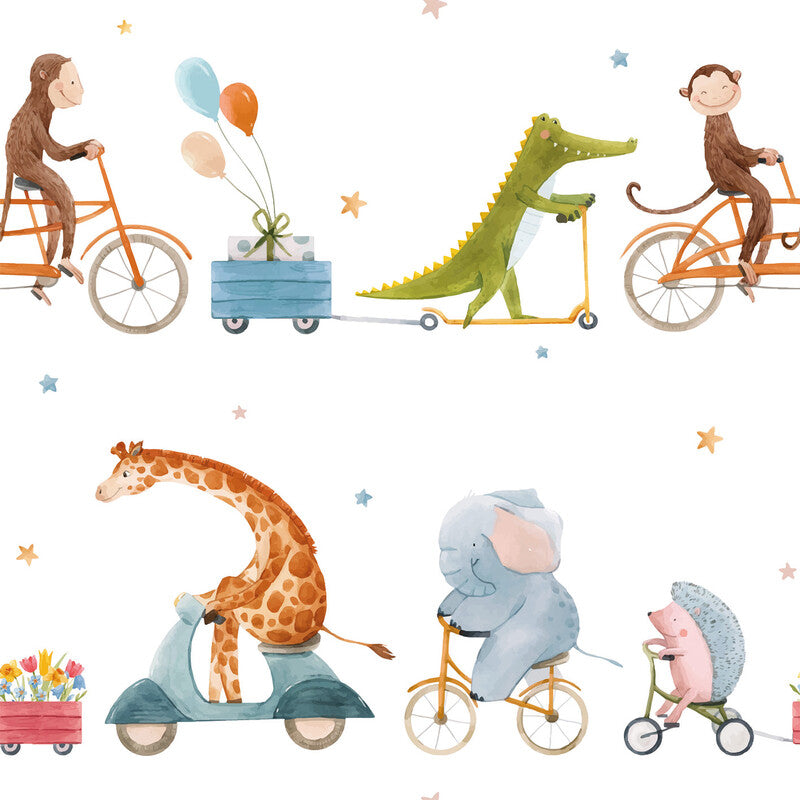 Fasana Servietten Moving Animals – 24 × 24 cm – 3-lagig, Tissue – 20 Stk., FSC