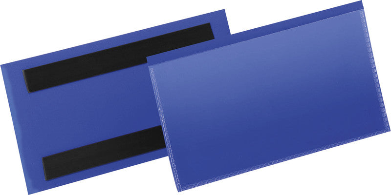 Durable Magnetclip – 150 × 67 mm, blau, wiederablösbar, 50er-Pack