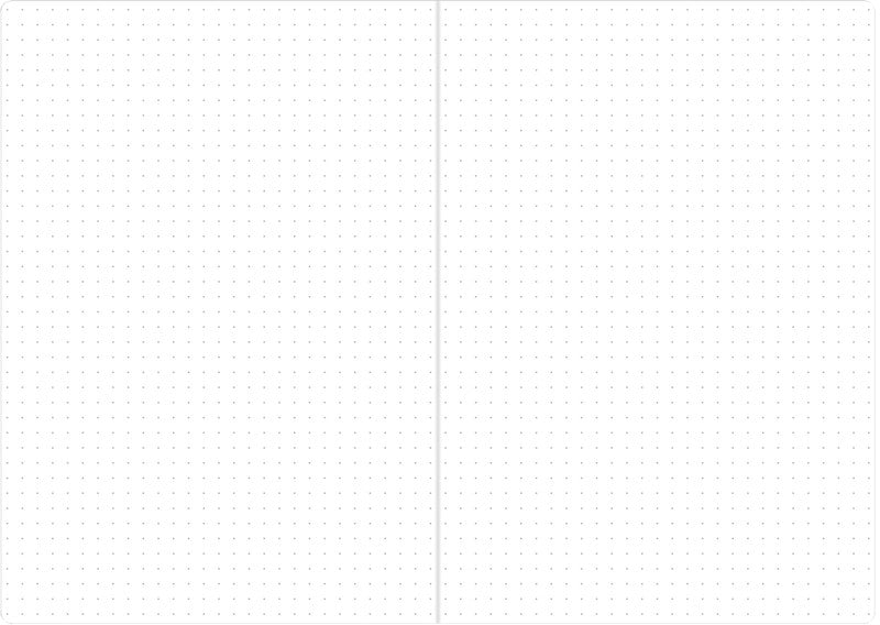Peter pauper Notizbuch A5, punktkariert, 192 Seiten, 120 g/m² – mehrfarbig