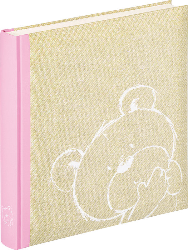 Walther Design Walther Fotoalbum Dreamtime – für 280 × 305 mm, rosa, illustrierter Vorspann, Karton