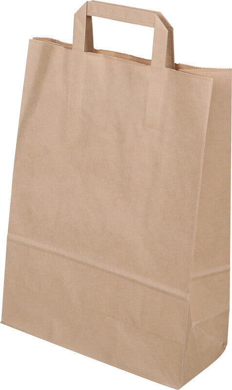 Elco Tragetasche, braun – 260 × 330 × 100 mm – 50 Stk.