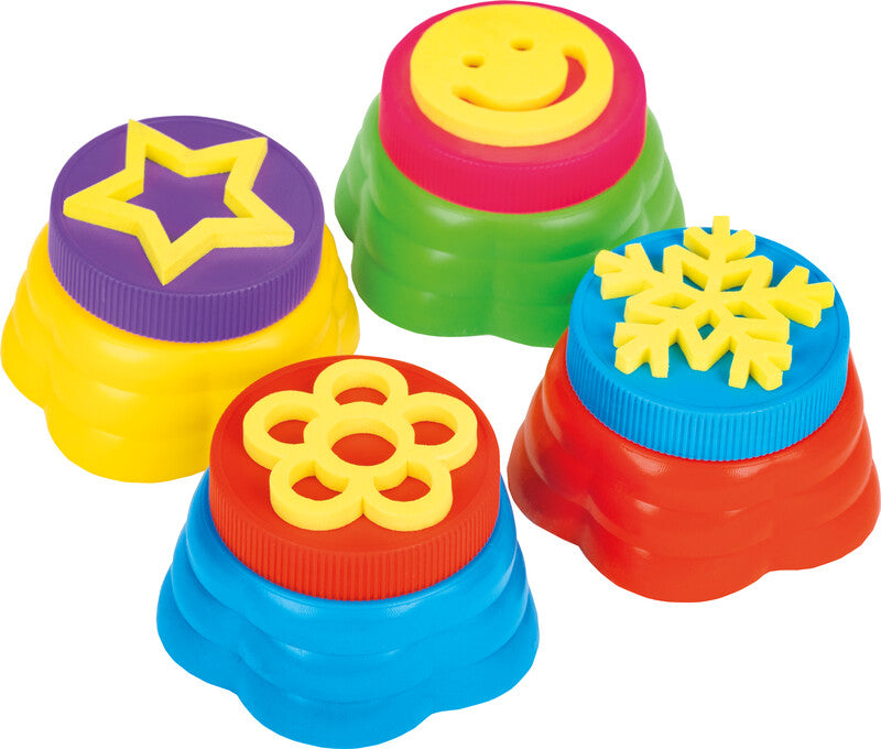 Fonzell Fingerfarben – Set – 4 Farben, sortiert