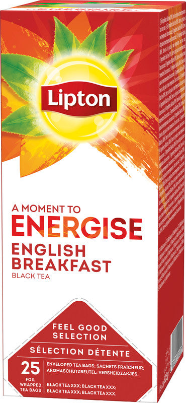 Lipton English Breakfast - Teebeutel, Schwarztee - 25 Beutel