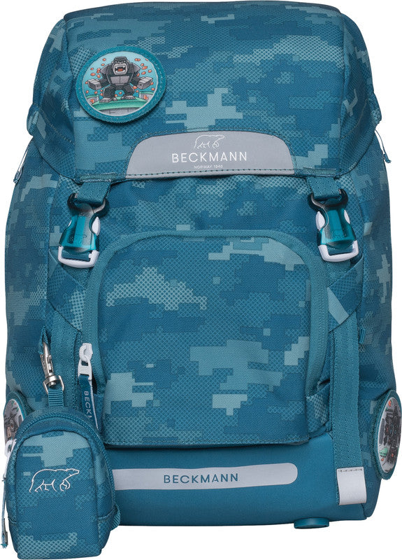 Beckmann Schulrucksack Classic 1st – Jungle Game – eco:plus – 24,0×37,0×25,0 cm