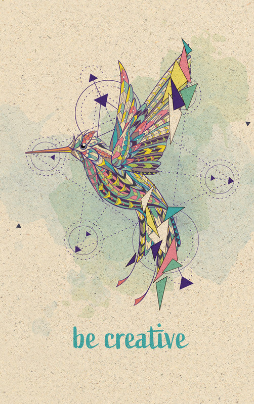 Natur Verlag Notizbuch Hummingbird – mehrfarbig, natürlich, türkis