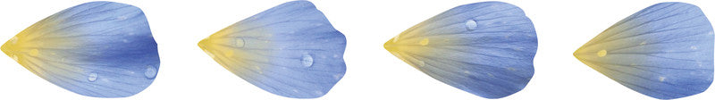 Folia Sticker Blüten – 200 Stück – wiederablösbar – mehrfarbig