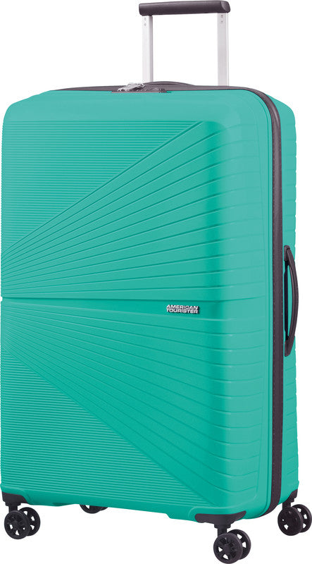 American Tourister Trolley Airconic – 101 l, Hartschale, 4 Doppelrollen, mit TSA, Aqua Grün, 49 × 77 × 31 cm