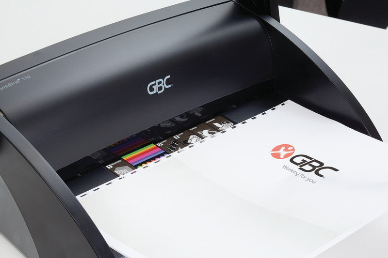 GBC CombBind C110 Stanz- und Bindemaschine – Plastikbindung, für 21-Loch, A3, bis 12 Blatt