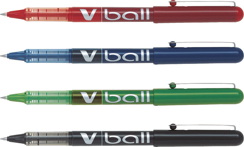Pilot V-Ball – Tintenroller, mit Kappe, 0,3 mm, Hellblau