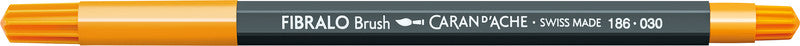 Caran d-Ache Fasermaler Fibralo Brush, Strichbreite 0,5–5 mm, auswaschbar, 10 Farben