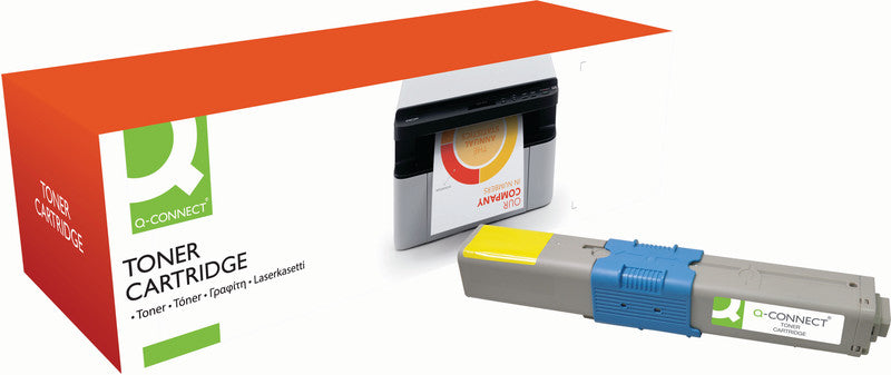 Q-Connect – Toner 44973533 – gelb, 1500 Seiten