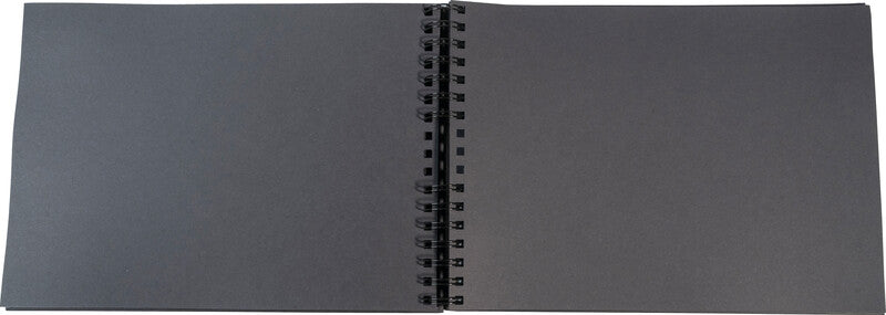 Exacompta Fotoalbum – schwarz, Spiralbindung, Karton, 320 × 220 mm